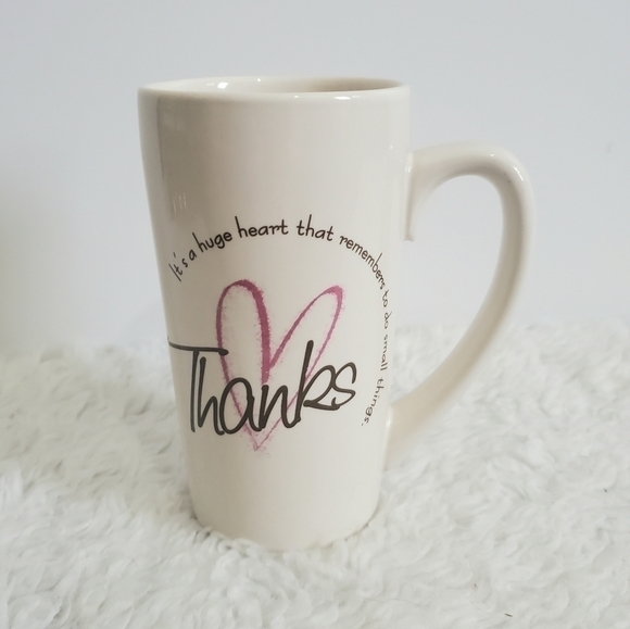𝅺"THANKS" Life Is A Circle Coffee Tea Mug by Carson - Picture 1 of 11